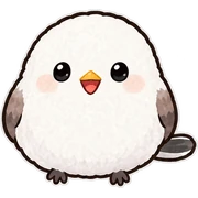 シマエナガのLINE絵文字