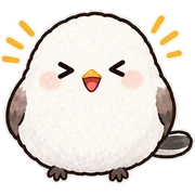 シマエナガのLINE絵文字